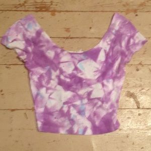 Tye dye crop top